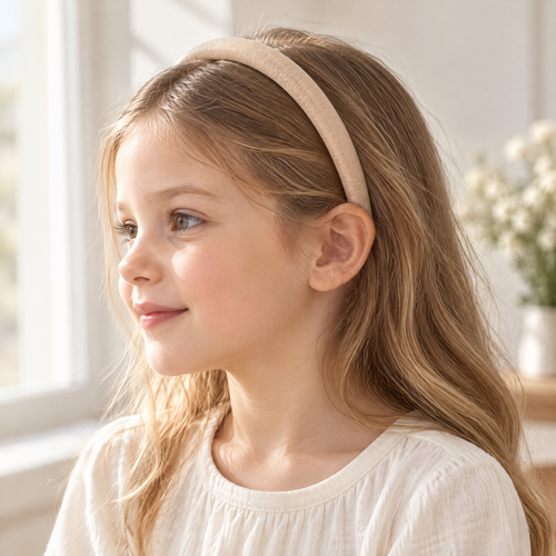 Selvorith™ Beige Textured Padded Headband
