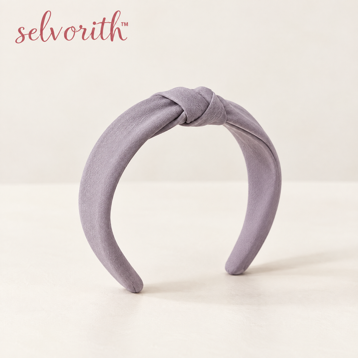 Selvorith™ Lavender Knotted Padded Headband