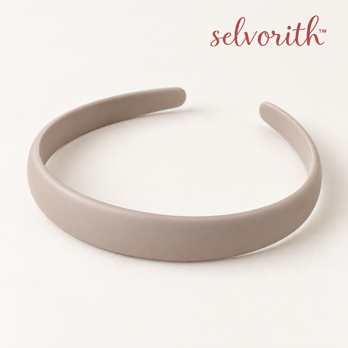 Selvorith™ Taupe Wide Padded Headband