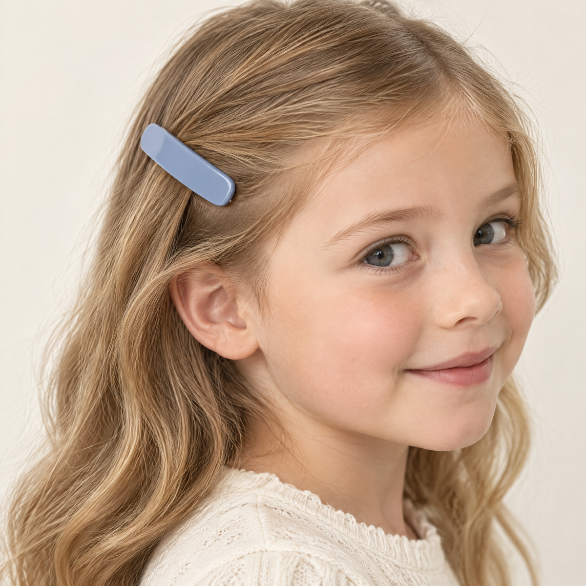 Selvorith™ Dusty Blue Minimalist Barrette