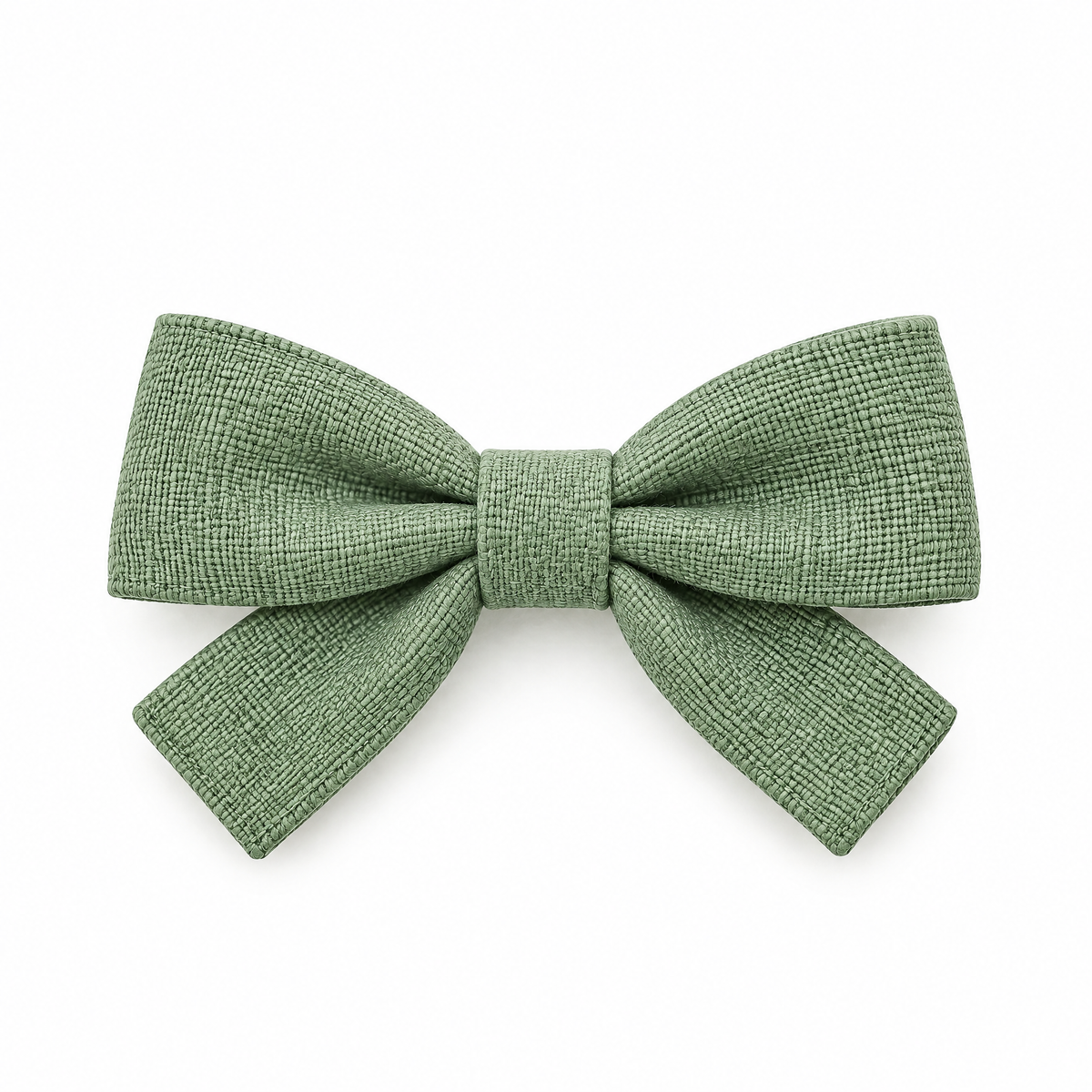 Selvorith™ Sage Green Textured Bow Hair Clip
