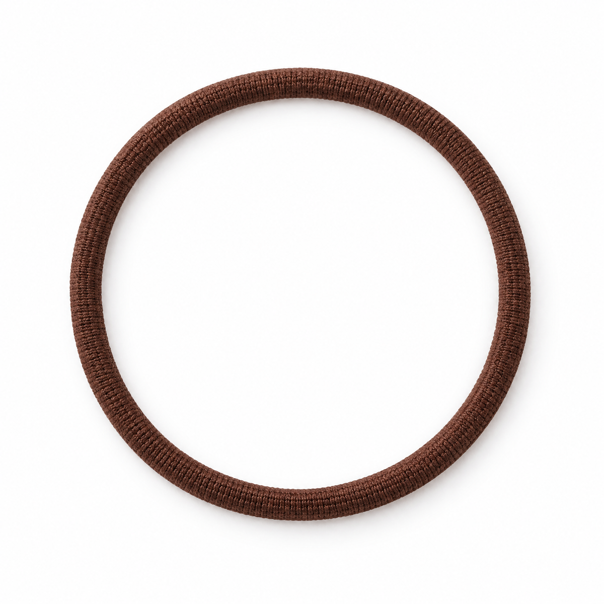 Selvorith™ Chocolate Brown Fabric Hair Tie