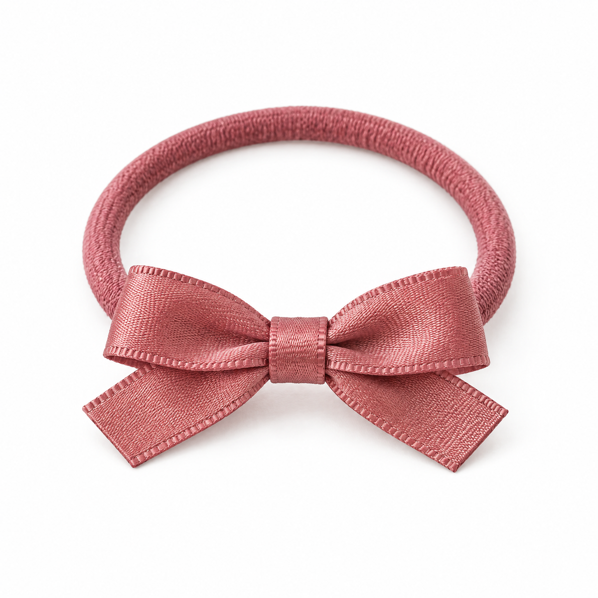 Selvorith™ Dusty Rose Bow Hair Tie